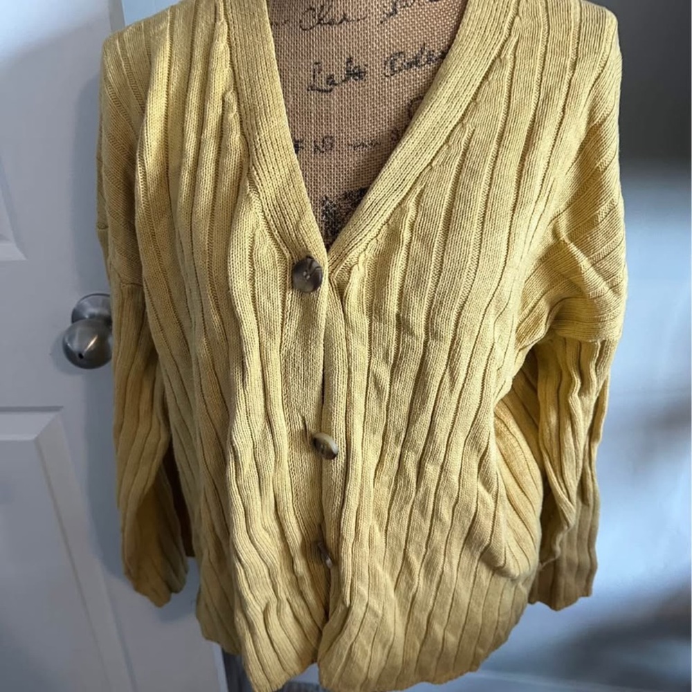 Yellow Cardigan